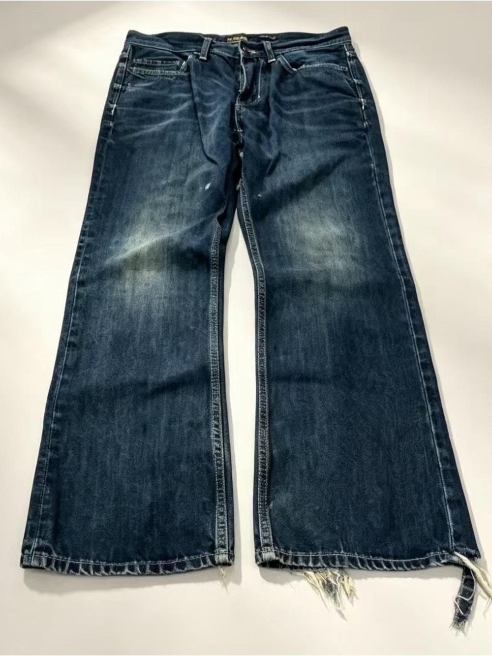 Women’s Dark Blue Wide-Leg Jeans